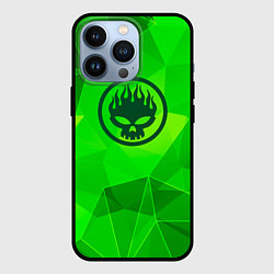 Чехол iPhone 13 Pro The Offspring green poly