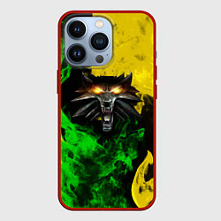 Чехол iPhone 13 Pro The Witcher in fire