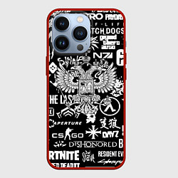 Чехол iPhone 13 Pro Киберсорт Россия герб