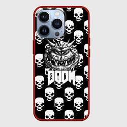 Чехол iPhone 13 Pro Doom какадемон черепа