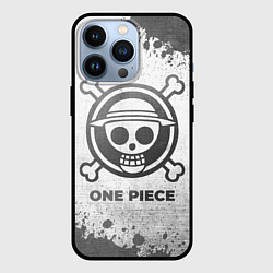 Чехол для iPhone 13 Pro One Piece - white gradient, цвет: 3D-черный