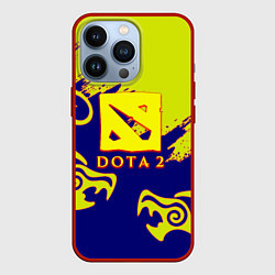 Чехол iPhone 13 Pro Dota dragon steel