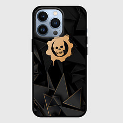 Чехол iPhone 13 Pro Gears of War golden poly