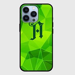 Чехол iPhone 13 Pro Architects green poly