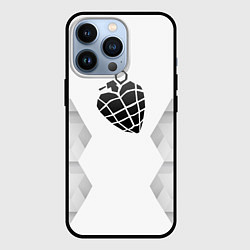 Чехол iPhone 13 Pro Green Day white poly