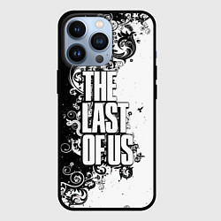 Чехол iPhone 13 Pro The Last of Us узор чёрно белый