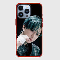 Чехол для iPhone 13 Pro Stray Kids Changbin Giant concept, цвет: 3D-красный