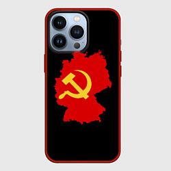 Чехол для iPhone 13 Pro Материк СССР, цвет: 3D-красный