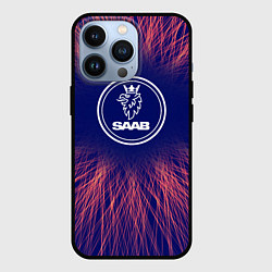 Чехол для iPhone 13 Pro Saab red energy, цвет: 3D-черный