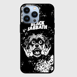 Чехол iPhone 13 Pro Black Sabbath рок пес