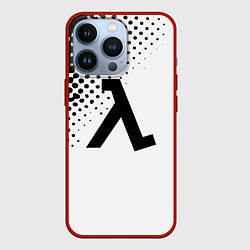 Чехол iPhone 13 Pro Half-life pattern black