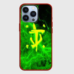 Чехол iPhone 13 Pro Doom storm green