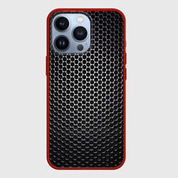 Чехол iPhone 13 Pro Карбоновая металлическая сетка