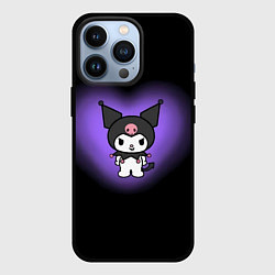Чехол iPhone 13 Pro Куроми в фиолетовом сердце