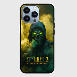 Чехол для iPhone 13 Pro Stalker 2 череп, цвет: 3D-черный