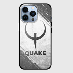 Чехол для iPhone 13 Pro Quake - white gradient, цвет: 3D-черный