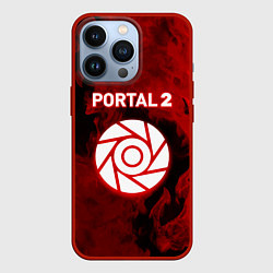 Чехол iPhone 13 Pro Portal2 огненный стиль