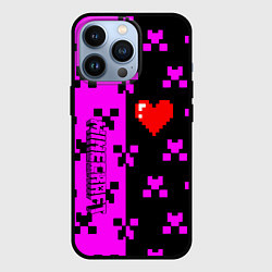 Чехол iPhone 13 Pro Minecraft love game