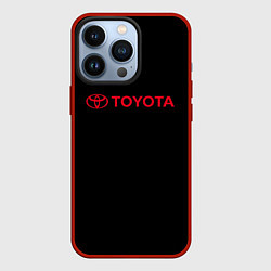 Чехол iPhone 13 Pro Toyota red logo auto