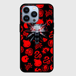 Чехол iPhone 13 Pro The Witcher anime pattern