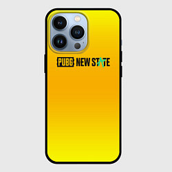 Чехол iPhone 13 Pro PUBG gradient steel