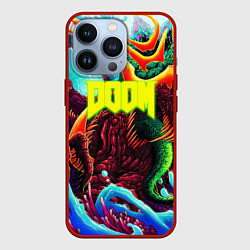 Чехол iPhone 13 Pro Doom monster mars