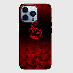 Чехол iPhone 13 Pro Scorpions red poly