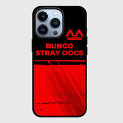 Чехол iPhone 13 Pro Bungo Stray Dogs - red gradient посередине