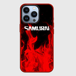 Чехол iPhone 13 Pro Samurai fire red