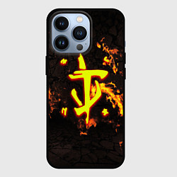 Чехол iPhone 13 Pro Doom fire