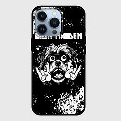 Чехол iPhone 13 Pro Iron Maiden рок пес