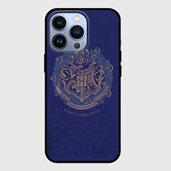 Чехол для iPhone 13 Pro Happy Christmas - Hogwarts, цвет: 3D-черный