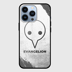 Чехол iPhone 13 Pro Evangelion - white gradient