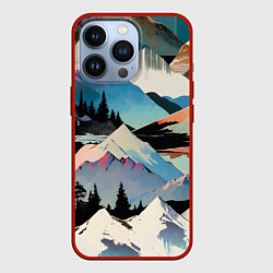 Чехол iPhone 13 Pro Снежные горы