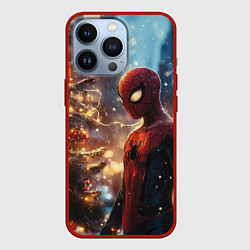 Чехол iPhone 13 Pro Spider-man new year