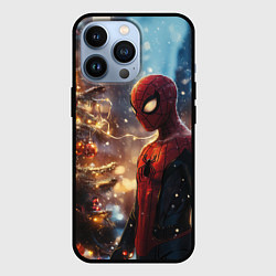 Чехол iPhone 13 Pro Spider-man new year