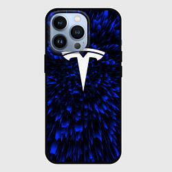 Чехол для iPhone 13 Pro Tesla blue energy, цвет: 3D-черный