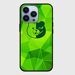 Чехол для iPhone 13 Pro Danganronpa green poly, цвет: 3D-черный