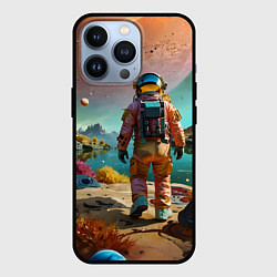 Чехол iPhone 13 Pro Астронавт на красочной планете