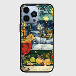 Чехол для iPhone 13 Pro Уютная новогодняя атмосфера, цвет: 3D-черный