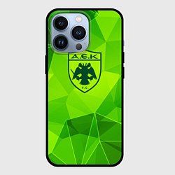 Чехол iPhone 13 Pro AEK Athens green poly