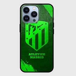 Чехол iPhone 13 Pro Atletico Madrid - green gradient