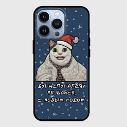 Чехол iPhone 13 Pro Кот Бу - С новым годом