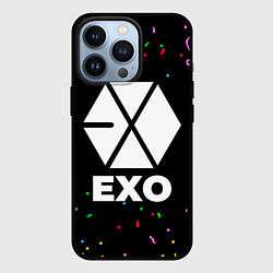 Чехол для iPhone 13 Pro Exo конфети, цвет: 3D-черный