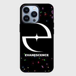Чехол для iPhone 13 Pro Evanescence конфети, цвет: 3D-черный