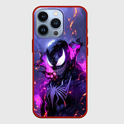 Чехол для iPhone 13 Pro Neon Venom - Rain, цвет: 3D-красный