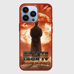 Чехол для iPhone 13 Pro Hearts of Iron IV gotterdammerung, цвет: 3D-красный