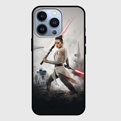 Чехол iPhone 13 Pro Звездные войны - Рей Скайуокер