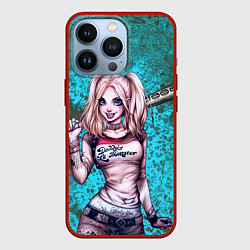 Чехол для iPhone 13 Pro Harley Quinn, цвет: 3D-красный