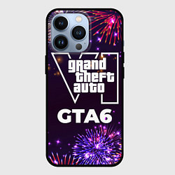 Чехол для iPhone 13 Pro Праздничный GTA6, цвет: 3D-черный